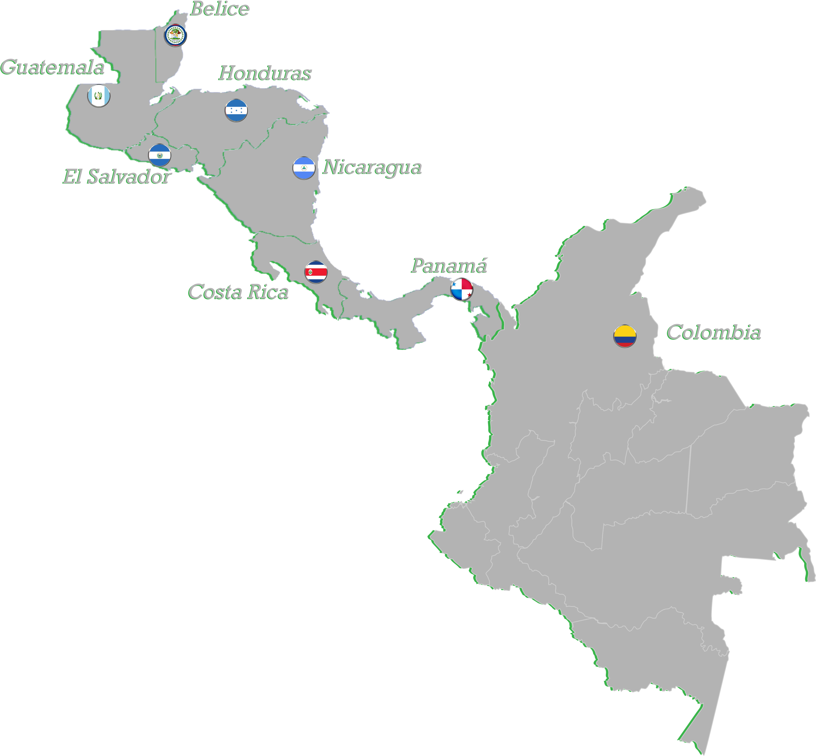 Países de Centro América Exclusivos SSIFEX INTERNATIONAL